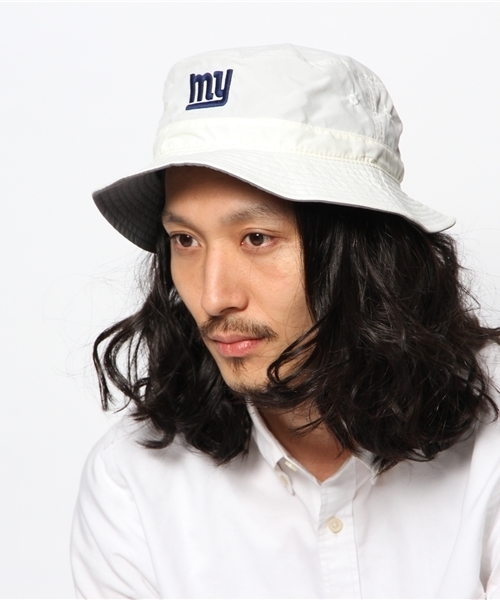 BEAUTY&YOUTH UNITED ARROWS（ビューティーアンドユースユナイテッドアローズ）の「＜INFDforBY＞ BUCKET HAT/ハット（ハット・メンズ・ホワイト/ネイビー・ONE）」の3枚目の写真