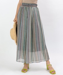 OSYAREVO | カラーストライプ スカウチョ(その他パンツ)