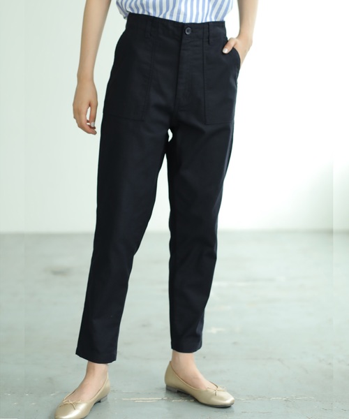 AMERICAN HOLIC（アメリカンホリック）の「スリムベイカーパンツ＊（その他パンツ・レディース・ベージュ/ネイビー/カーキ・S/M/L）」の3枚目の写真