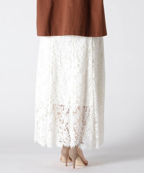 1er Arrondissement ダークブラウン フレアスカート 36 レディース スカート（SKIRT）｜1er Arrondissement（プルミエ