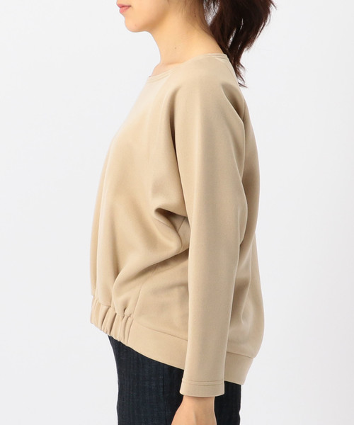 Liesse(リエス)の「ウエストギャザーブラウス(シャツ/ブラウス・レディース・スミクロ/ベージュ/ボルドー・FREE)」の4枚目の写真