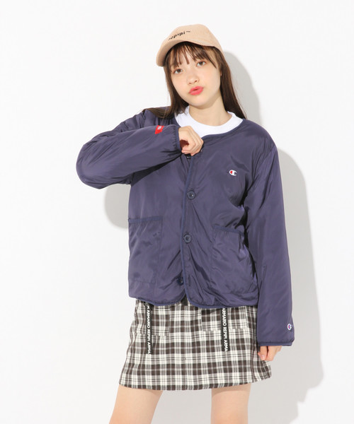 【新品・未使用】ピアルマリオ　リバーシブルブルゾン　XL repipi armario（レピピ アルマリオ）の「champion×repipi