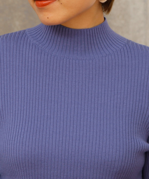 Tiara（ティアラ）の「袖ボリュームリブニット（ニット/セーター・レディース・ホワイト/ブラック/グレー系その他/パープル/ピンク/モカ/モスグリーン・FREE）」の16枚目の写真