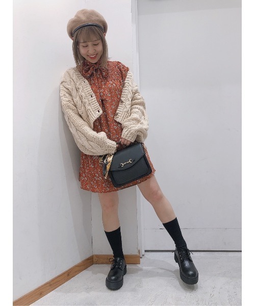 WEGO（ウィゴー）の「WEGO/ボウタイ2WAYシャーリングミニワンピース（ワンピース・レディース・その他1/その他2・FREE）」の9枚目の写真