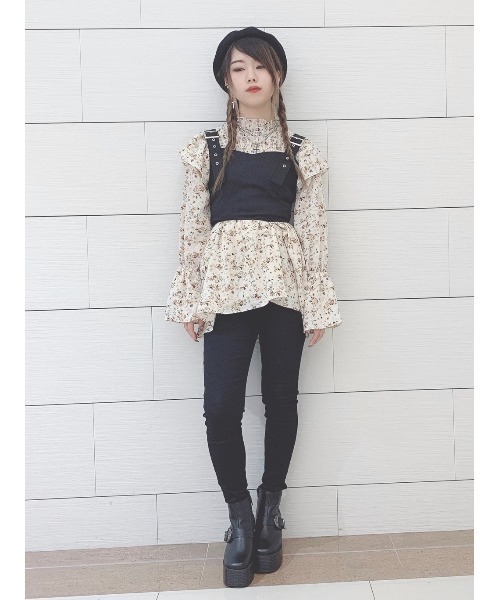 WEGO（ウィゴー）の「WEGO/ボウタイ2WAYシャーリングミニワンピース（ワンピース・レディース・その他1/その他2・FREE）」の19枚目の写真