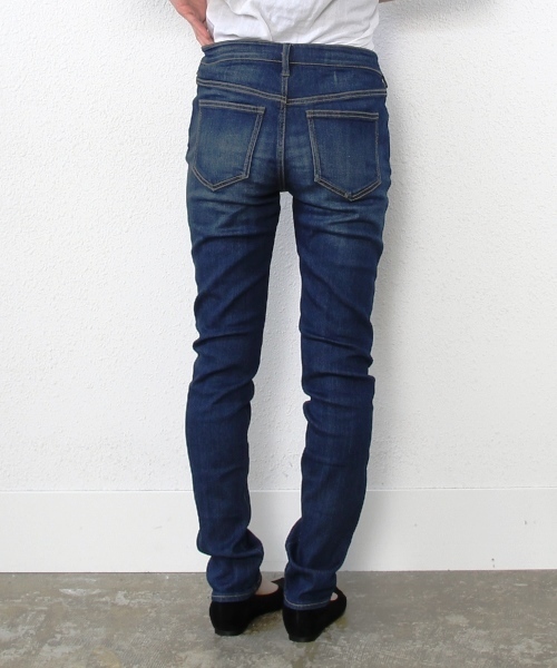 coen（コーエン）の「ストレッチデニムスキニー（デニムパンツ・レディース・ネイビー/コバルトブルー・LARGE/SMALL/MEDIUM）」の3枚目の写真