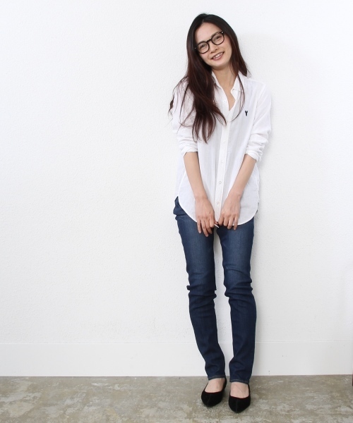 coen（コーエン）の「ストレッチデニムスキニー（デニムパンツ・レディース・ネイビー/コバルトブルー・LARGE/SMALL/MEDIUM）」の8枚目の写真