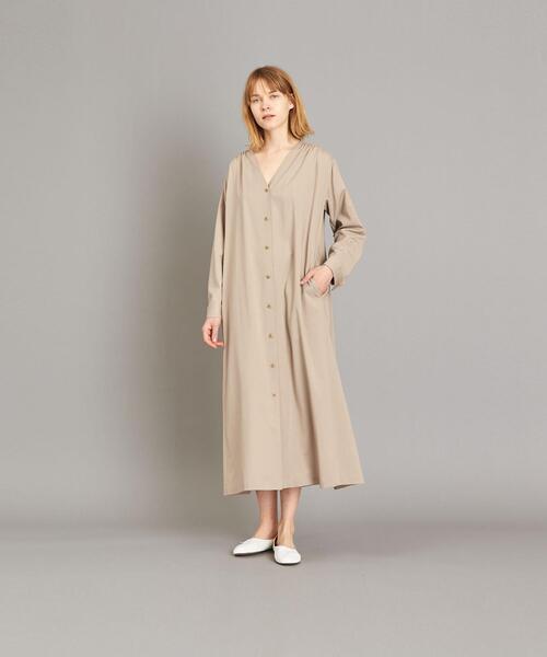 Steven Alan（スティーブンアラン）の「＜Steven Alan＞GATHER MAXI DRESS/ワンピース（ワンピース・レディース・ベージュ/ネイビー・SMALL/MEDIUM）」の20枚目の写真