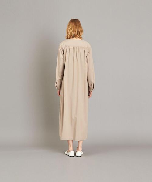 Steven Alan（スティーブンアラン）の「＜Steven Alan＞GATHER MAXI DRESS/ワンピース（ワンピース・レディース・ベージュ/ネイビー・SMALL/MEDIUM）」の18枚目の写真