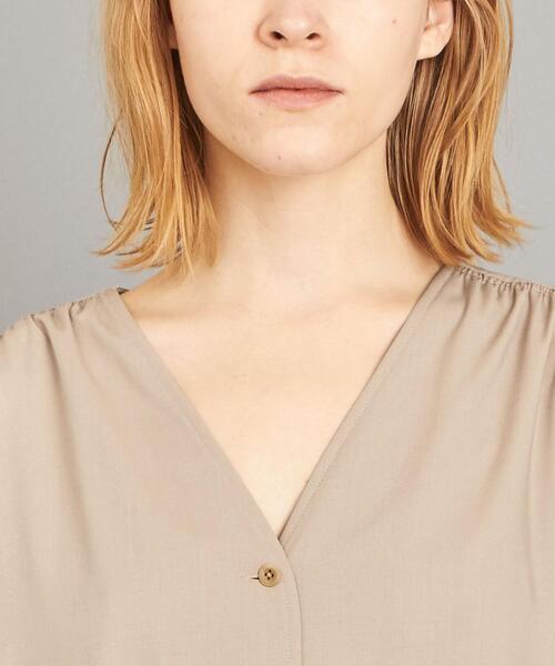 Steven Alan（スティーブンアラン）の「＜Steven Alan＞GATHER MAXI DRESS/ワンピース（ワンピース・レディース・ベージュ/ネイビー・SMALL/MEDIUM）」の17枚目の写真