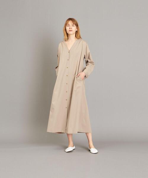 Steven Alan（スティーブンアラン）の「＜Steven Alan＞GATHER MAXI DRESS/ワンピース（ワンピース・レディース・ベージュ/ネイビー・SMALL/MEDIUM）」の13枚目の写真