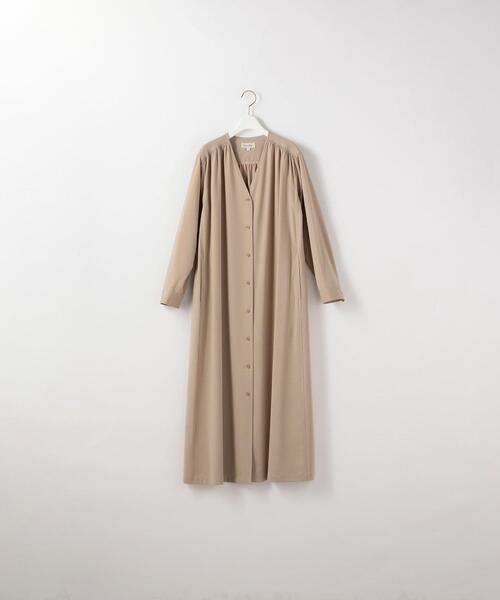 Steven Alan（スティーブンアラン）の「＜Steven Alan＞GATHER MAXI DRESS/ワンピース（ワンピース・レディース・ベージュ/ネイビー・SMALL/MEDIUM）」の9枚目の写真