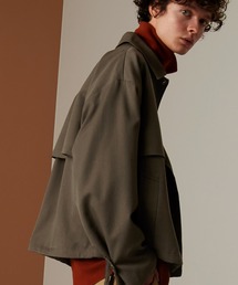 EMMA CLOTHES | オーバーサイズ 袖ボリューム オーバーサイズ フライト コーチ ジャケット/CPOショート/ヨーク/ロングブルゾン(EMMA CLOTHES)(ブルゾン)