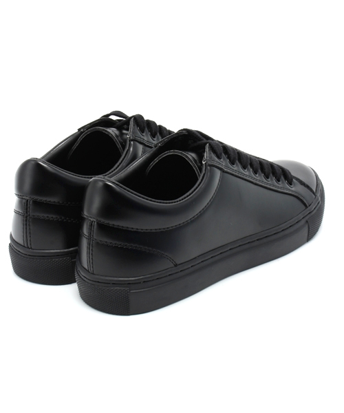 MOUSSY（マウジー）の「PLAT LEATHER SNEAKER（スニーカー・レディース・ブラック/ホワイト・LARGE/SMALL/MEDIUM）」の6枚目の写真