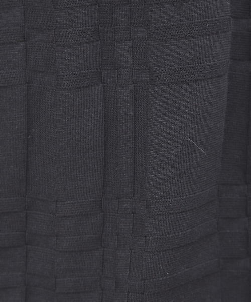 ABAHOUSE GRAY(アバハウスグレイ)の「【展開店舗限定】チェック ジャガード Vネック 長袖 Tシャツ(Tシャツ/カットソー・メンズ・ホワイト/ネイビー/ブラック/グリーン/ボルドー・46/48)」の10枚目の写真
