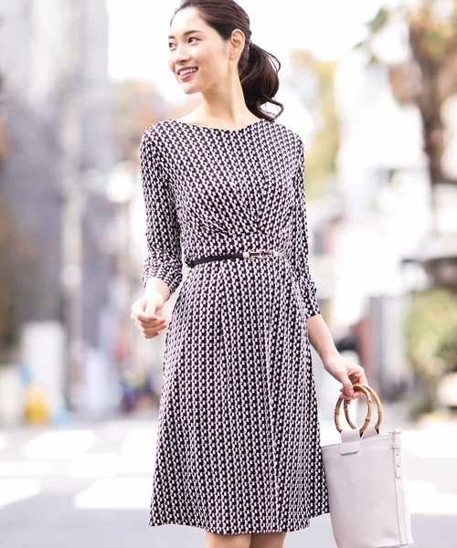 パターンプリントワンピース ワンピース Ofuon オフオン のファッション通販 Zozotown