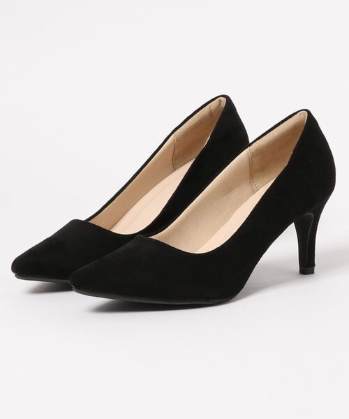 KOBE LETTUCE（コウベレタス）の「ポインテッドトゥ7ｃｍヒールパンプス（パンプス・レディース・ブラック/ベージュ/ターコイズブルー/シルバー/ラベンダー/ホワイト系その他/ブラック系その他/オレンジ系その他/グレイッシュベージュ/マスタード/アイボリー/ブラウン系その他/ブラック系その他2/ベージュ系その他/グリーン系その他3/その他/キャメル・LL/S/M/L）」の5枚目の写真