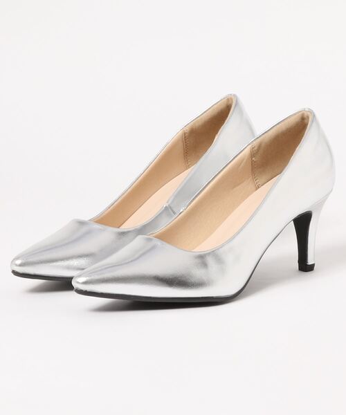 KOBE LETTUCE（コウベレタス）の「ポインテッドトゥ7ｃｍヒールパンプス（パンプス・レディース・ブラック/ベージュ/ターコイズブルー/シルバー/ラベンダー/ホワイト系その他/ブラック系その他/オレンジ系その他/グレイッシュベージュ/マスタード/アイボリー/ブラウン系その他/ブラック系その他2/ベージュ系その他/グリーン系その他3/その他/キャメル・LL/S/M/L）」の16枚目の写真