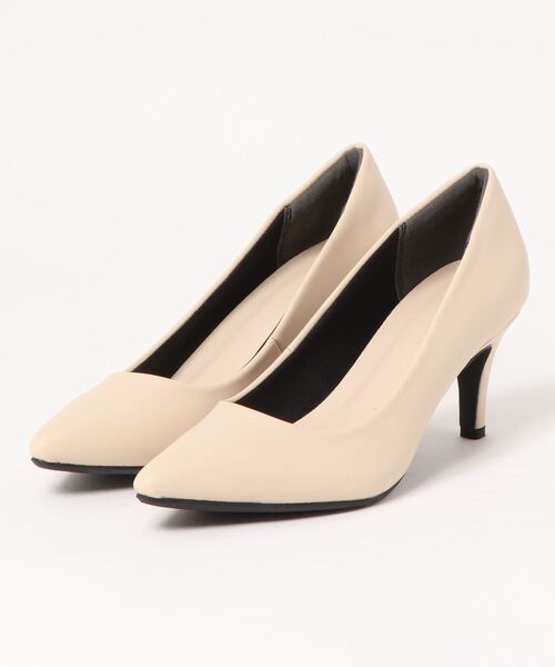 KOBE LETTUCE（コウベレタス）の「ポインテッドトゥ7ｃｍヒールパンプス（パンプス・レディース・ブラック/ベージュ/ターコイズブルー/シルバー/ラベンダー/ホワイト系その他/ブラック系その他/オレンジ系その他/グレイッシュベージュ/マスタード/アイボリー/ブラウン系その他/ブラック系その他2/ベージュ系その他/グリーン系その他3/その他/キャメル・LL/S/M/L）」の18枚目の写真