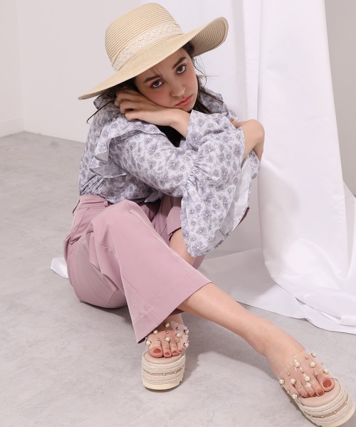 one after another NICE CLAUP（ワンアフターアナザーナイスクラップ）の「カラースラックスパンツ（スラックス・レディース・ライトカーキ/アイボリー/ピンク/グリーン/ブラウン系その他・SMALL/MEDIUM）」の13枚目の写真