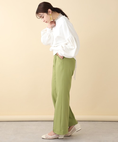 one after another NICE CLAUP（ワンアフターアナザーナイスクラップ）の「カラースラックスパンツ（スラックス・レディース・ライトカーキ/アイボリー/ピンク/グリーン/ブラウン系その他・SMALL/MEDIUM）」の15枚目の写真