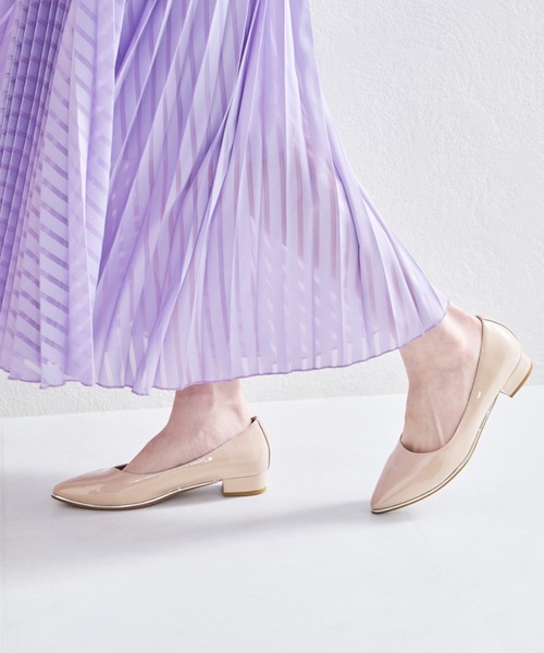 ORiental TRaffic（オリエンタルトラフィック）の「レイン★メタリックラインレインパンプス★R-1012（レインシューズ・レディース・ピンク/ブラウン/ブラック・35/36/37/41/42/39/38/34/40/43/33）」の3枚目の写真