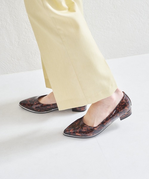 ORiental TRaffic（オリエンタルトラフィック）の「レイン★メタリックラインレインパンプス★R-1012（レインシューズ・レディース・ピンク/ブラウン/ブラック・35/36/37/41/42/39/38/34/40/43/33）」の15枚目の写真