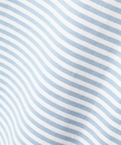 SUNSPEL（サンスペル）の「SUNSPEL / WOMEN’S Q82 STRIPE（Tシャツ/カットソー・レディース・ライトブルー/レッド/ワインレッド・1/2）」の13枚目の写真