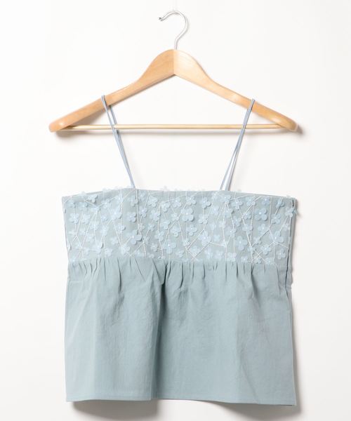 flower(フラワー)の「エアリーブルームビスチェ(その他トップス・レディース・ホワイト/ブルー・FREE)」の9枚目の写真