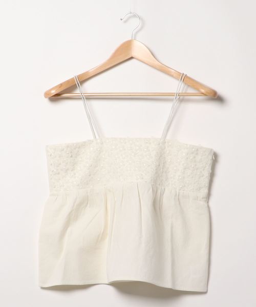 flower(フラワー)の「エアリーブルームビスチェ(その他トップス・レディース・ホワイト/ブルー・FREE)」の11枚目の写真
