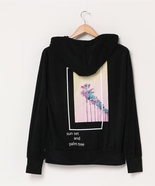 Bling Leads(ブリングリーズ)の「Bling Leads/パイル風景写真ZIPパーカー(パーカー・メンズ・ブラック/ネイビー・LARGE/MEDIUM)」の5枚目の写真