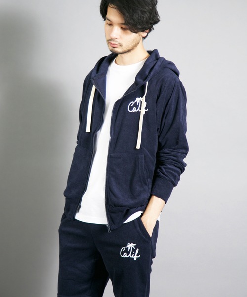 Bling Leads(ブリングリーズ)の「Bling Leads/パイル風景写真ZIPパーカー(パーカー・メンズ・ブラック/ネイビー・LARGE/MEDIUM)」の16枚目の写真