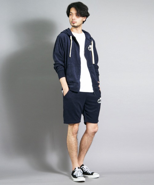 Bling Leads(ブリングリーズ)の「Bling Leads/パイル風景写真ZIPパーカー(パーカー・メンズ・ブラック/ネイビー・LARGE/MEDIUM)」の12枚目の写真