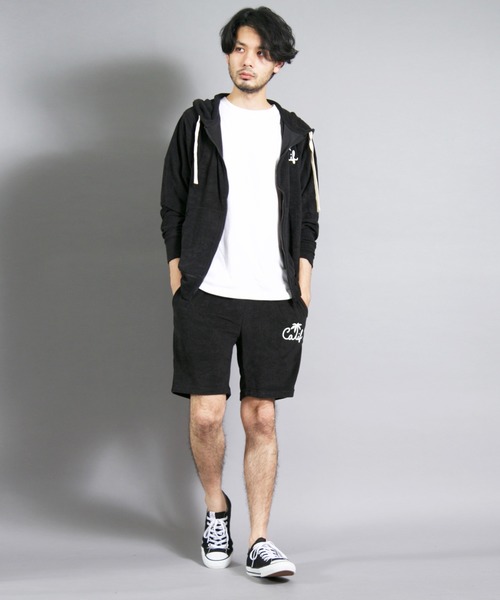 Bling Leads(ブリングリーズ)の「Bling Leads/パイル風景写真ZIPパーカー(パーカー・メンズ・ブラック/ネイビー・LARGE/MEDIUM)」の14枚目の写真