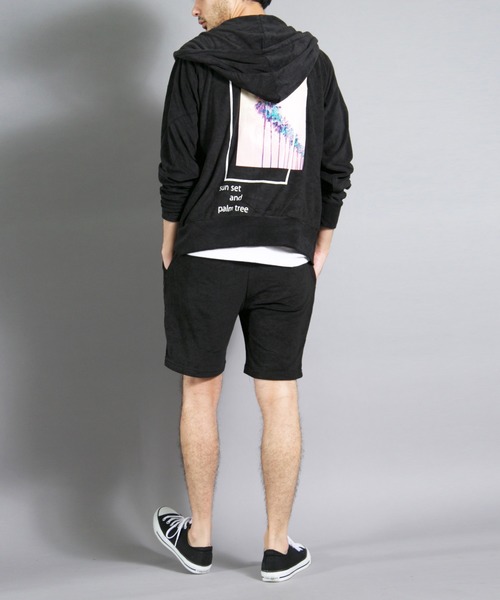 Bling Leads(ブリングリーズ)の「Bling Leads/パイル風景写真ZIPパーカー(パーカー・メンズ・ブラック/ネイビー・LARGE/MEDIUM)」の13枚目の写真