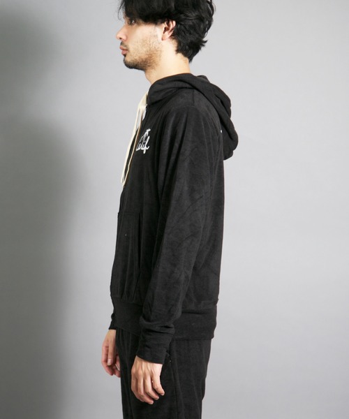 Bling Leads(ブリングリーズ)の「Bling Leads/パイル風景写真ZIPパーカー(パーカー・メンズ・ブラック/ネイビー・LARGE/MEDIUM)」の20枚目の写真