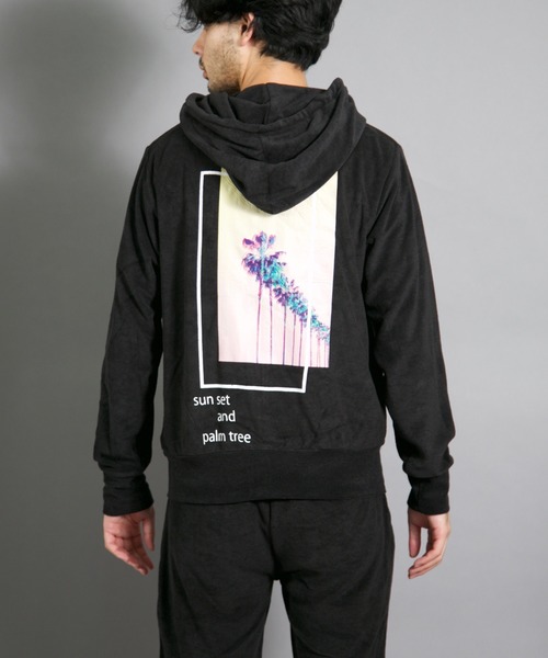 Bling Leads(ブリングリーズ)の「Bling Leads/パイル風景写真ZIPパーカー(パーカー・メンズ・ブラック/ネイビー・LARGE/MEDIUM)」の19枚目の写真