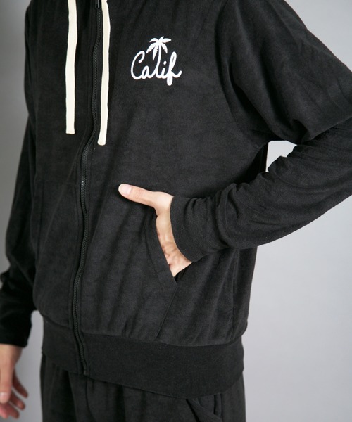 Bling Leads(ブリングリーズ)の「Bling Leads/パイル風景写真ZIPパーカー(パーカー・メンズ・ブラック/ネイビー・LARGE/MEDIUM)」の8枚目の写真