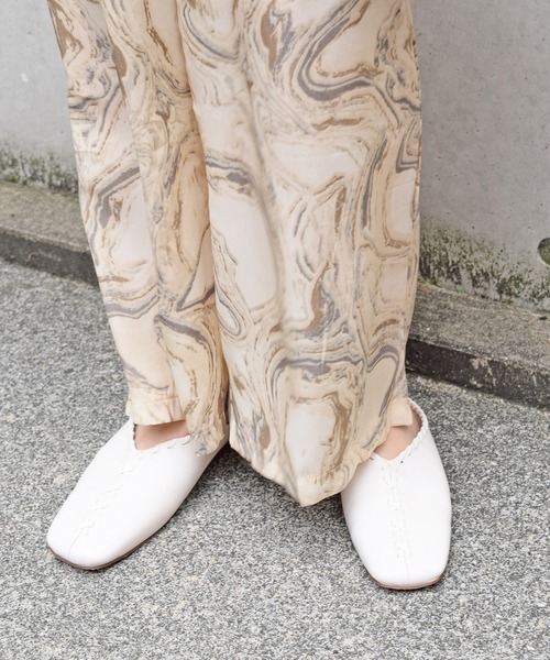 Marient（マリエント）の「マーブルシフォンパンツ（その他パンツ・レディース・ブラック/ベージュ・FREE）」の17枚目の写真