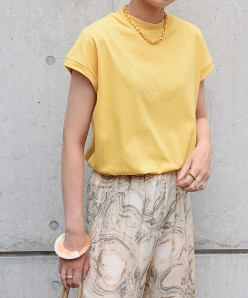 Marient（マリエント）の「マーブルシフォンパンツ（その他パンツ・レディース・ブラック/ベージュ・FREE）」の19枚目の写真