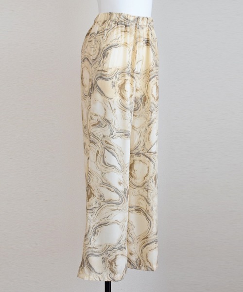 Marient（マリエント）の「マーブルシフォンパンツ（その他パンツ・レディース・ブラック/ベージュ・FREE）」の22枚目の写真