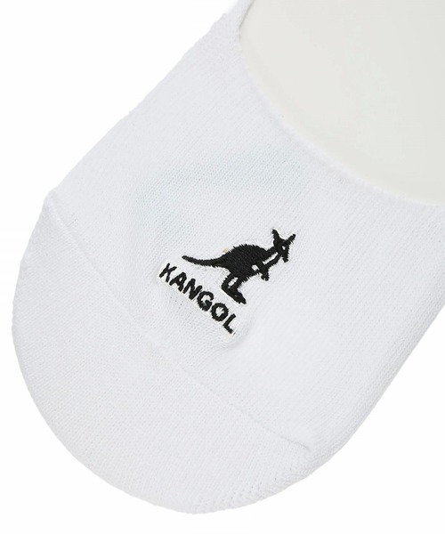 KANGOL（カンゴール）の「【KANGOL】カンゴール無地刺繍ソックス /インステップソックス/3足セット（ソックス/靴下・レディース・ホワイト/マルチ/ブラック・WOMENS）」の4枚目の写真