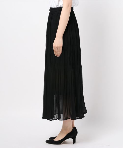 LOWRYS FARM（ローリーズファーム）の「マジョリカスカート　892581（スカート・レディース・ブラック/ブラック系その他/ブラウン系その他/アイボリー/ブルー/ブラウン/ドット・FREE）」の8枚目の写真