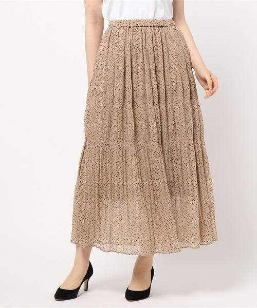 LOWRYS FARM（ローリーズファーム）の「マジョリカスカート　892581（スカート・レディース・ブラック/ブラック系その他/ブラウン系その他/アイボリー/ブルー/ブラウン/ドット・FREE）」の14枚目の写真