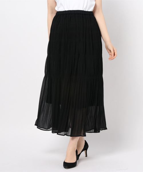 LOWRYS FARM（ローリーズファーム）の「マジョリカスカート　892581（スカート・レディース・ブラック/ブラック系その他/ブラウン系その他/アイボリー/ブルー/ブラウン/ドット・FREE）」の12枚目の写真