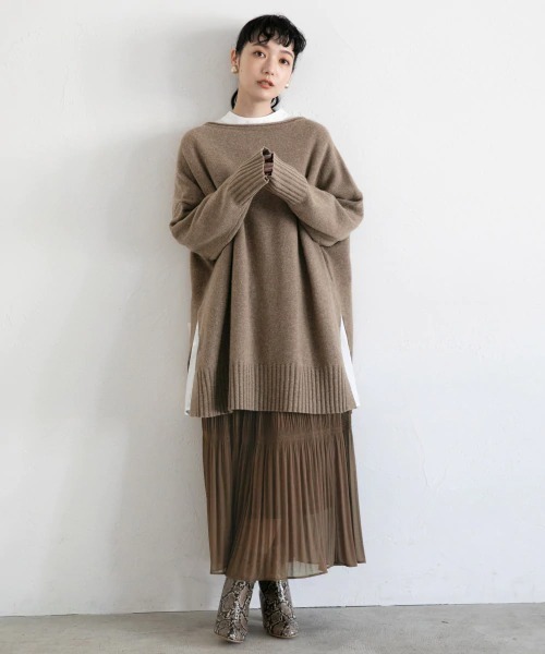 LOWRYS FARM（ローリーズファーム）の「マジョリカスカート　892581（スカート・レディース・ブラック/ブラック系その他/ブラウン系その他/アイボリー/ブルー/ブラウン/ドット・FREE）」の11枚目の写真