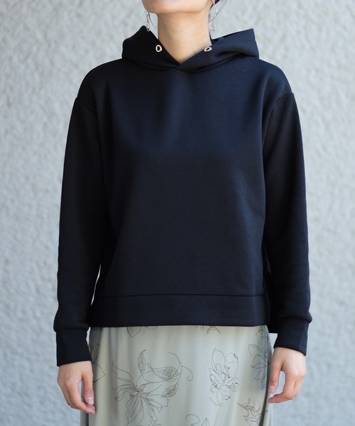 TRUDEA(トルディア)の「ダンボールパーカー(パーカー・レディース・ピンクベージュ/ミント/ベージュ/ブラック/アイボリー・MEDIUM/LARGE)」の6枚目の写真