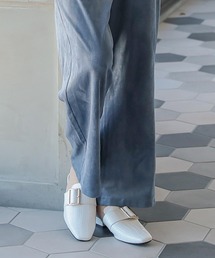 KOBE LETTUCE | スクエアトゥバックルバブーシュ(その他シューズ)