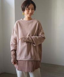 レイヤードスエット