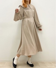 apres jour | ステッチ襟ワンピース【ZOZOTOWN限定アイテム】(ワンピース)